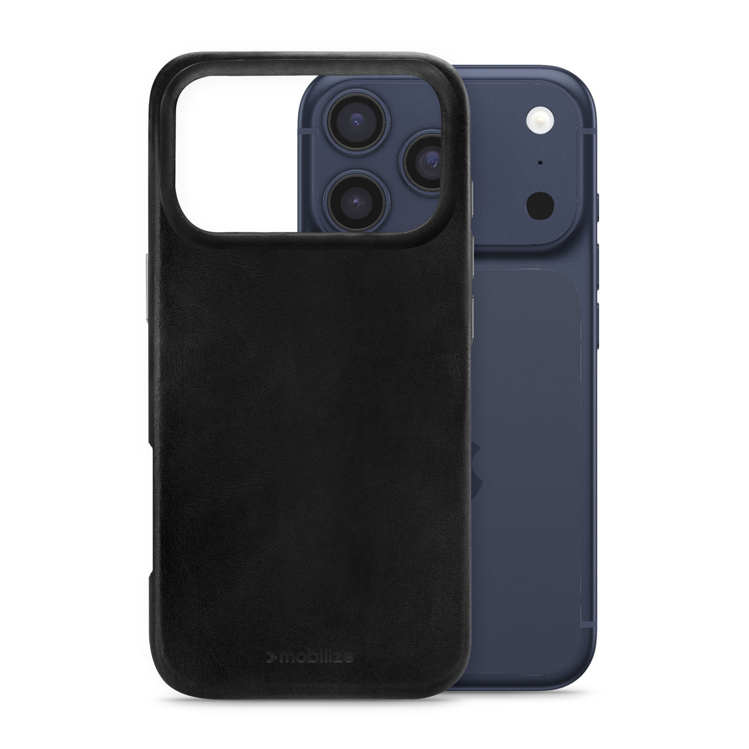 premium leather case black